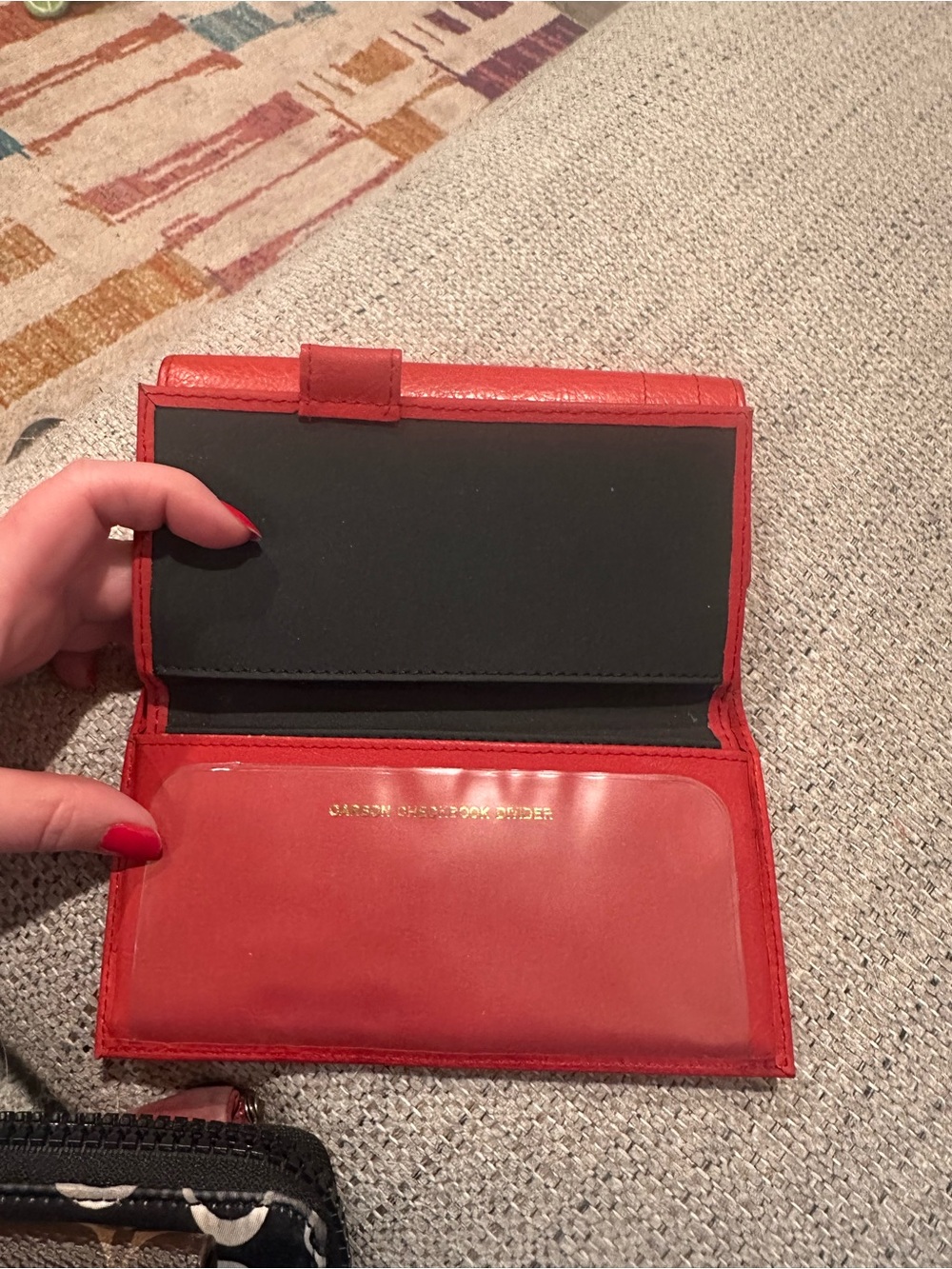 Vintage Red ROLFS Wallet - Picture 5 of 5